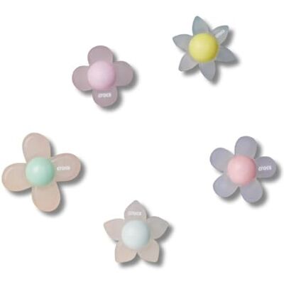 Crocs Iridescent Flowers 5 Pack, Encantos para Zapatos Uni-Adulto, Multicolor, Talla única Crocs Iridescent Flowers 5 Pack, Encantos para Zapatos Uni-Adulto, Multicolor, Talla única