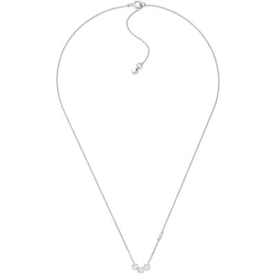 Michael Kors Juego de joyas para mujer de piedras semipreciosas con collar y pendientes Michael Kors Juego de joyas para mujer de piedras semipreciosas con collar y pendientes