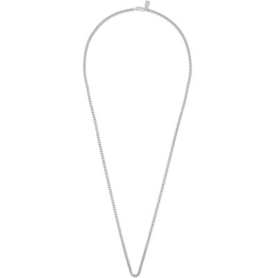 AllSaints Collar con cadena Perrie para hombre de . Cadena tipo curb para el día a día. Cierre de mosquetón. Plata de ley AllSaints Collar con cadena Perrie para hombre de . Cadena tipo curb para el día a día. Cierre de mosquetón. Plata de ley