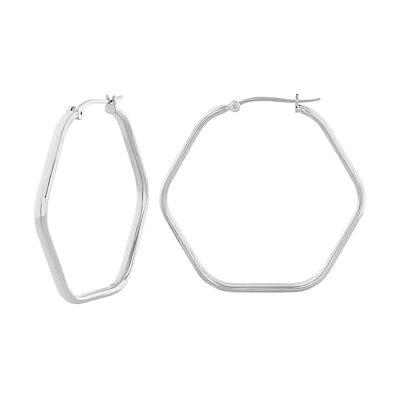 BREIL Joya colección HEXAGONIA, PENDIENTES MUJER en color ACERO PLATA Talla ÚNICA SIN PIEDRAS BREIL Joya colección HEXAGONIA, PENDIENTES MUJER en color ACERO PLATA Talla ÚNICA SIN PIEDRAS