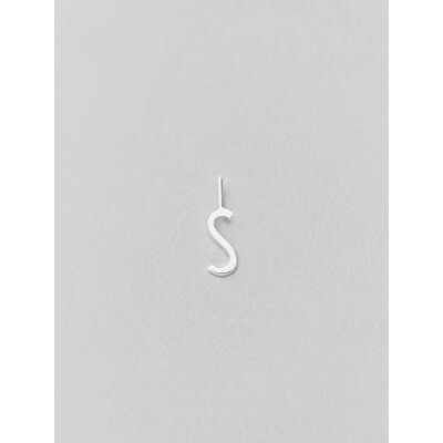 Design Letters Abalorio de Arquitecto de 10 mm, Plateado, A-Z – S, Plata, talla única Design Letters Abalorio de Arquitecto de 10 mm, Plateado, A-Z – S, Plata, talla única