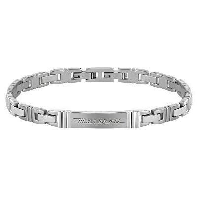 Maserati Bracelet para hombre, Colección Jewels, longitud 21 cm, en acero Maserati Bracelet para hombre, Colección Jewels, longitud 21 cm, en acero