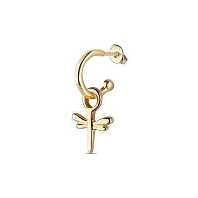 UNO de 50 Charm De Piercing De Aleación De Metales Bañado En Oro De 18 K Con Forma De Libélula UNO de 50 Charm De Piercing De Aleación De Metales Bañado En Oro De 18 K Con Forma De Libélula