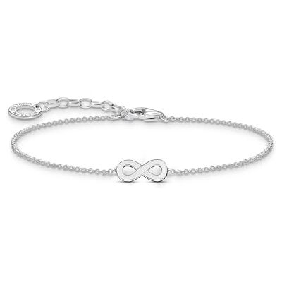 Thomas Sabo Pulsera con colgante de infinito en plata de ley 925 Thomas Sabo Pulsera con colgante de infinito en plata de ley 925