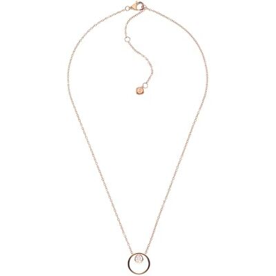 Skagen Collar Para Mujer Kariana, 14.6 mm X 14.6 mm X 3.6 mm Colgante Collar De Acero Inoxidable Rosa Dorado, Skagen Collar Para Mujer Kariana, 14.6 mm X 14.6 mm X 3.6 mm Colgante Collar De Acero Inoxidable Rosa Dorado,