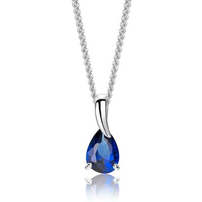 MIORE Collares Mujer, Colgante Oro Blanco/Amarillo de 9 ct 375, Gemas Zafiro/Rubí/Esmeralda/Topacio/Amatista/Aguamarina con Cadena Plata Chapada en Oro o Plata de Ley de 45 cm, Hipoalergénicos MIORE Collares Mujer, Colgante Oro Blanco/Amarillo de 9 ct 375, Gemas Zafiro/Rubí/Esmeralda/Topacio/Amatista/Aguamarina con Cadena Plata Chapada en Oro o Plata de Ley de 45 cm, Hipoalergénicos