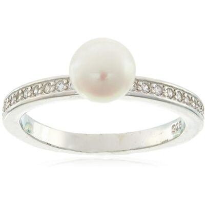 Brilio Silver Anillo Elegant Silver Ring with Real Pearl RI055W Circuit: 50 mm Marca Brilio Silver Anillo Elegant Silver Ring with Real Pearl RI055W Circuit: 50 mm Marca