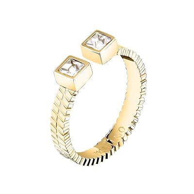 Morellato Anillo Mujer en Acero, Cristales, Abierto, Colección GIOIA, Ideas de Regalo Novia Morellato Anillo Mujer en Acero, Cristales, Abierto, Colección GIOIA, Ideas de Regalo Novia