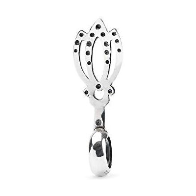 Trollbeads Espaciador de cuentas de lirio plateado. Trollbeads Espaciador de cuentas de lirio plateado.