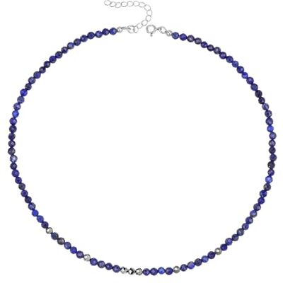 Unique Collar único de piedras preciosas auténticas Choker de 38 cm corto, chakra, perlas ficticias, Ø 4 mm, cadena de perlas de calidad por joyero Unique Collar único de piedras preciosas auténticas Choker de 38 cm corto, chakra, perlas ficticias, Ø 4 mm, cadena de perlas de calidad por joyero