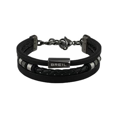 BREIL joyas colección OUTER, PULSERAS DE ACERO COLOR NEGRO PARA HOMBRE talla 22.5 SIN PIEDRAS BREIL joyas colección OUTER, PULSERAS DE ACERO COLOR NEGRO PARA HOMBRE talla 22.5 SIN PIEDRAS