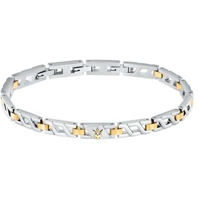 Maserati Pulsera de Acero, IP Oro Amarillo, Colección Iconic JM124AVD38 Maserati Pulsera de Acero, IP Oro Amarillo, Colección Iconic JM124AVD38