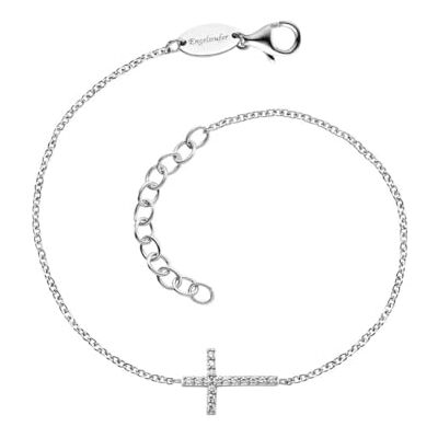 Engelsrufer Pulsera para mujer de plata 925 con circonitas 32020109, 20cm, Plata, Circonita cúbica Engelsrufer Pulsera para mujer de plata 925 con circonitas 32020109, 20cm, Plata, Circonita cúbica