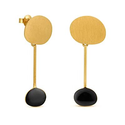 PENDIENTES DORADOS MIRÓ JEWELRY Diseñado por Joidart Colección Miró Metal con baño de oro de 24 K PENDIENTES DORADOS MIRÓ JEWELRY Diseñado por Joidart Colección Miró Metal con baño de oro de 24 K