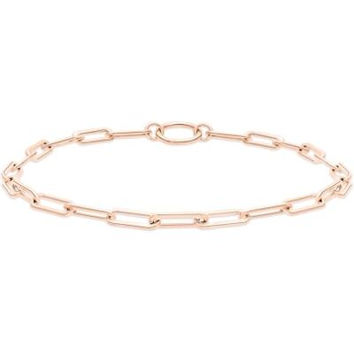 Tamaris Anklet – Elegante tobillera de acero inoxidable pulido – IP oro rosa – Cadena de eslabones ajustable hasta 25 cm – resistente al agua y respetuosa con la piel Tamaris Anklet – Elegante tobillera de acero inoxidable pulido – IP oro rosa – Cadena de eslabones ajustable hasta 25 cm – resistente al agua y respetuosa con la piel
