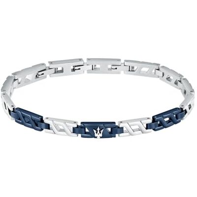 Maserati Pulsera de Hombre de Acero, IP Azul, Colección Iconic JM523AVD31 Maserati Pulsera de Hombre de Acero, IP Azul, Colección Iconic JM523AVD31