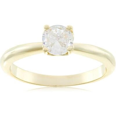 Beneto Anillo Gold Plated Silver Ring with AGG202 Crystals Circuit: 60 mm Marca Beneto Anillo Gold Plated Silver Ring with AGG202 Crystals Circuit: 60 mm Marca