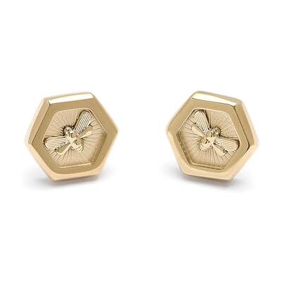 Olivia Burton Pendientes de Botón para Mujer Colección MINIMA BEE en Oro Amarillo Olivia Burton Pendientes de Botón para Mujer Colección MINIMA BEE en Oro Amarillo