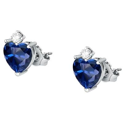 Morellato Pendientes para mujer, de plata, circonitas, colección Tesori, corazón – SAIW163 Morellato Pendientes para mujer, de plata, circonitas, colección Tesori, corazón – SAIW163
