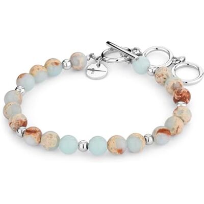 Tamaris Pulsera Plata, 21, Acero inoxidable, Agalmatolita Tamaris Pulsera Plata, 21, Acero inoxidable, Agalmatolita