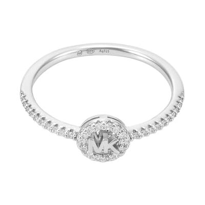 Michael Kors Premium Anillo mujer de plata de ley en tono plateado, Michael Kors Premium Anillo mujer de plata de ley en tono plateado,