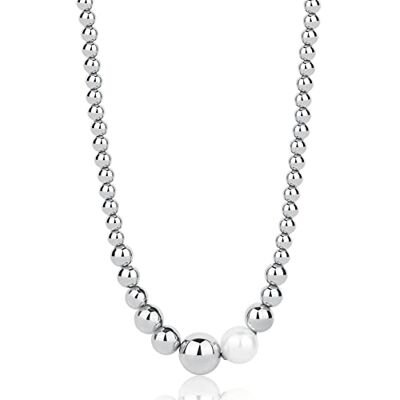 Brosway Collar Mujer Colección Perfect , 460mm, Acero inoxidable, Perla Brosway Collar Mujer Colección Perfect , 460mm, Acero inoxidable, Perla