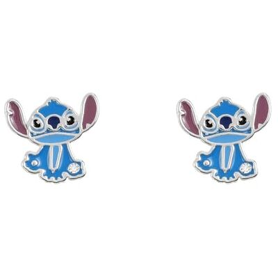 Disney Pendientes bañados en plata, talla única, latón/base, sin piedra preciosa Disney Pendientes bañados en plata, talla única, latón/base, sin piedra preciosa
