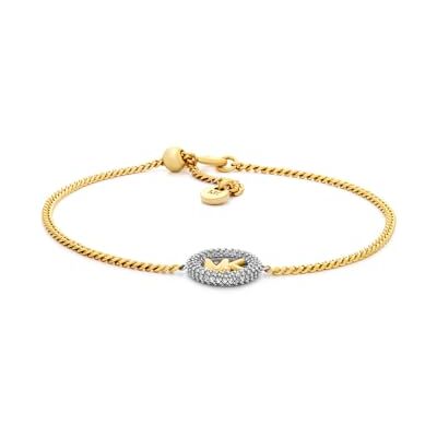 Michael Kors Premium Pulsera mujer de latón en tono dorado, Michael Kors Premium Pulsera mujer de latón en tono dorado,