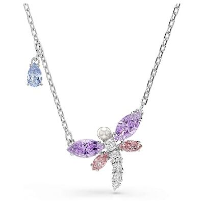 Swarovski x Ariana Grande Colgante, Tallas mixtas, Libélula, Multicolor, Baño de rodio Swarovski x Ariana Grande Colgante, Tallas mixtas, Libélula, Multicolor, Baño de rodio