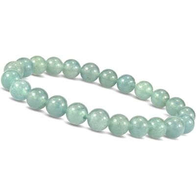 Unique Pulsera de perlas Aventurina verde Ø 8mm Pulsera energética para la mujer elástico 16cm a 19cm Unique Pulsera de perlas Aventurina verde Ø 8mm Pulsera energética para la mujer elástico 16cm a 19cm