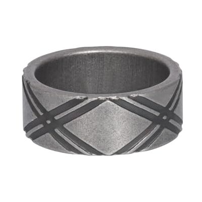 iXXXi Men Anillo Lamborghini Plata Antigua 23mm, Acero inoxidable, Sin piedras preciosas iXXXi Men Anillo Lamborghini Plata Antigua 23mm, Acero inoxidable, Sin piedras preciosas