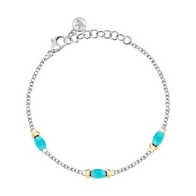 Morellato Pulsera para mujer, de acero, perlas, colección SUMMER COLOURS Morellato Pulsera para mujer, de acero, perlas, colección SUMMER COLOURS