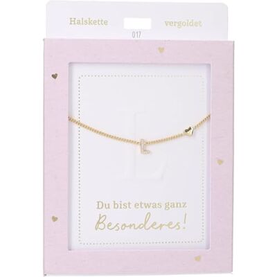 Depesche Collar para mujer con colgante de corazón, color plateado o dorado, 42-47 cm, ajustable, en diferentes variantes con símbolos, letras o signos del zodiaco, Filigran, Acero inoxidable, No es Depesche Collar para mujer con colgante de corazón, color plateado o dorado, 42-47 cm, ajustable, en diferentes variantes con símbolos, letras o signos del zodiaco, Filigran, Acero inoxidable, No es