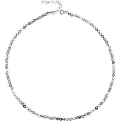 Unique Collar único de piedras preciosas auténticas Choker de 38 cm corto, chakra, perlas ficticias, Ø 4 mm, cadena de perlas de calidad por joyero Unique Collar único de piedras preciosas auténticas Choker de 38 cm corto, chakra, perlas ficticias, Ø 4 mm, cadena de perlas de calidad por joyero