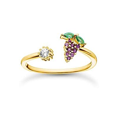 Thomas Sabo Anillo uva plata chapada en oro Thomas Sabo Anillo uva plata chapada en oro