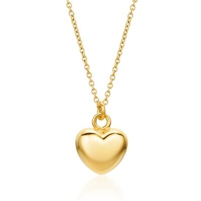 MIORE Collar Mujer Plata/Chapado en Oro 18 Quilates, Collar Corazón, Colgante Mujer de Corazón, 45cm Cadena Plata, Joyería Hipoalergénica Hecha a Mano en Italia, Joyas con Joyero MIORE Collar Mujer Plata/Chapado en Oro 18 Quilates, Collar Corazón, Colgante Mujer de Corazón, 45cm Cadena Plata, Joyería Hipoalergénica Hecha a Mano en Italia, Joyas con Joyero
