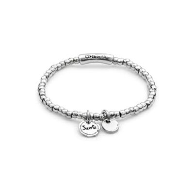 UNO de 50 Pulsera Colección Lacres para Mujer, Plata 925, Color Plata, Talla M, Fabricado en España UNO de 50 Pulsera Colección Lacres para Mujer, Plata 925, Color Plata, Talla M, Fabricado en España