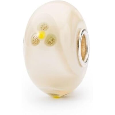 Trollbeads Marfil Flower Armadillo de cristal Bead , talla única, Vidrio, No es una piedra preciosa Trollbeads Marfil Flower Armadillo de cristal Bead , talla única, Vidrio, No es una piedra preciosa