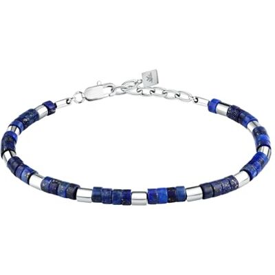 Morellato Pulsera para Hombre de Acero, Lapislázuli, Colección Pietre S1736 Morellato Pulsera para Hombre de Acero, Lapislázuli, Colección Pietre S1736