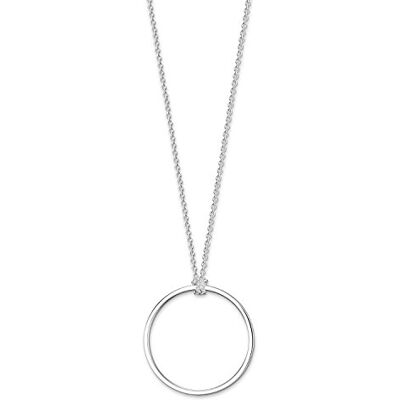 Thomas Sabo collar con charm circular plata de ley 925 Thomas Sabo collar con charm circular plata de ley 925