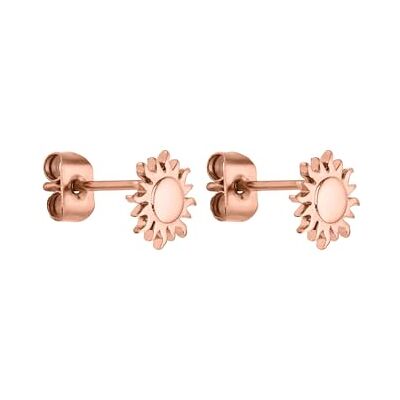 Purelei ® Elegantes pendientes de sol para mujer, chapados en oro de 18 quilates, acero inoxidable, delicados y ligeros (7,5 mm) Purelei ® Elegantes pendientes de sol para mujer, chapados en oro de 18 quilates, acero inoxidable, delicados y ligeros (7,5 mm)