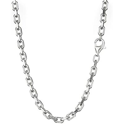 NKlaus anchorchain plata 925 70cm collar largo cadena de ancla ancho: 3,7mm collar de las señoras NKlaus anchorchain plata 925 70cm collar largo cadena de ancla ancho: 3,7mm collar de las señoras