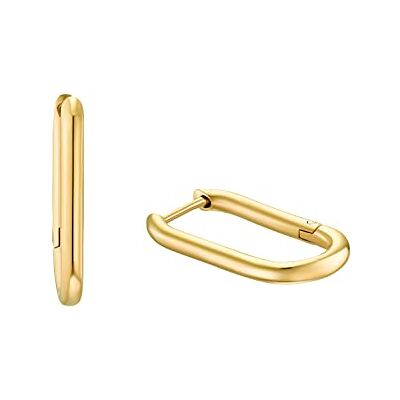 s.Oliver Creoles Joyas de acero inoxidable para mujer, 2,4 cm, doradas, en caja de regalo s.Oliver Creoles Joyas de acero inoxidable para mujer, 2,4 cm, doradas, en caja de regalo