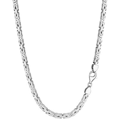 NKlaus king chain 3,9mm cadena de plata 925 plata de ley cadena de los hombres sólidos 50cm NKlaus king chain 3,9mm cadena de plata 925 plata de ley cadena de los hombres sólidos 50cm