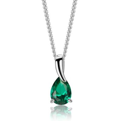 MIORE Collares Mujer, Colgante Oro Blanco/Amarillo de 9 ct 375, Gemas Zafiro/Rubí/Esmeralda/Topacio/Amatista/Aguamarina con Cadena Plata Chapada en Oro o Plata de Ley de 45 cm, Hipoalergénicos MIORE Collares Mujer, Colgante Oro Blanco/Amarillo de 9 ct 375, Gemas Zafiro/Rubí/Esmeralda/Topacio/Amatista/Aguamarina con Cadena Plata Chapada en Oro o Plata de Ley de 45 cm, Hipoalergénicos