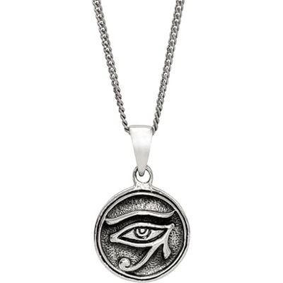 81stgeneration Collar Plata de Ley Ojo Horus Mujer Colgante Disco Dios Egipcio Plata 925 Amuleto Protector Forma Moneda Joyas Mitología Antigua Collar Medallón del Ojo que Todo Lo Ve 81stgeneration Collar Plata de Ley Ojo Horus Mujer Colgante Disco Dios Egipcio Plata 925 Amuleto Protector Forma Moneda Joyas Mitología Antigua Collar Medallón del Ojo que Todo Lo Ve