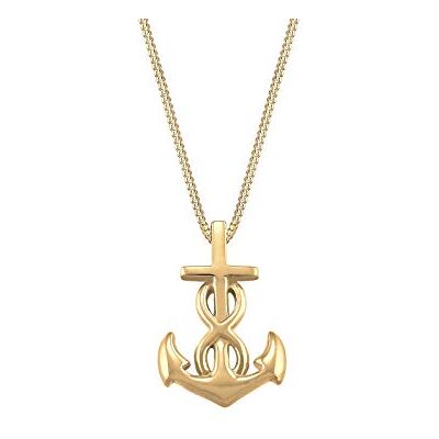 Elli Women's 925 Sterling Silver Xilion Cut Rose Gold Plated Necklace Elli Women's 925 Sterling Silver Xilion Cut Rose Gold Plated Necklace