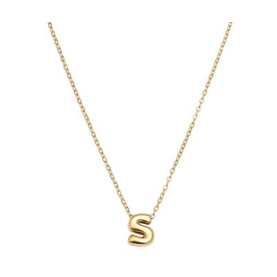 SINGULARU Collar Hailey Letter. Acero con Baño en Oro de 18 Kt. Joyas Para Mujer. SINGULARU Collar Hailey Letter. Acero con Baño en Oro de 18 Kt. Joyas Para Mujer.