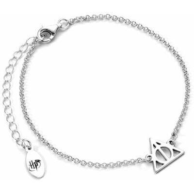 Harry Potter Deathly Hallows Unisex Pulsera Plateado Harry Potter Deathly Hallows Unisex Pulsera Plateado