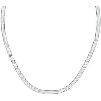 Maserati Iconic Collar Hombre de Acero, IP azul Maserati Iconic Collar Hombre de Acero, IP azul